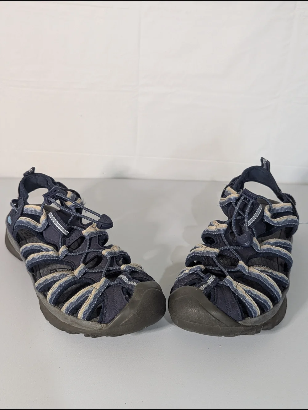 KEEN Newport H2 Women's Sport Hiking Water Sandals Navy Blue Size 8.5 Waterproof
